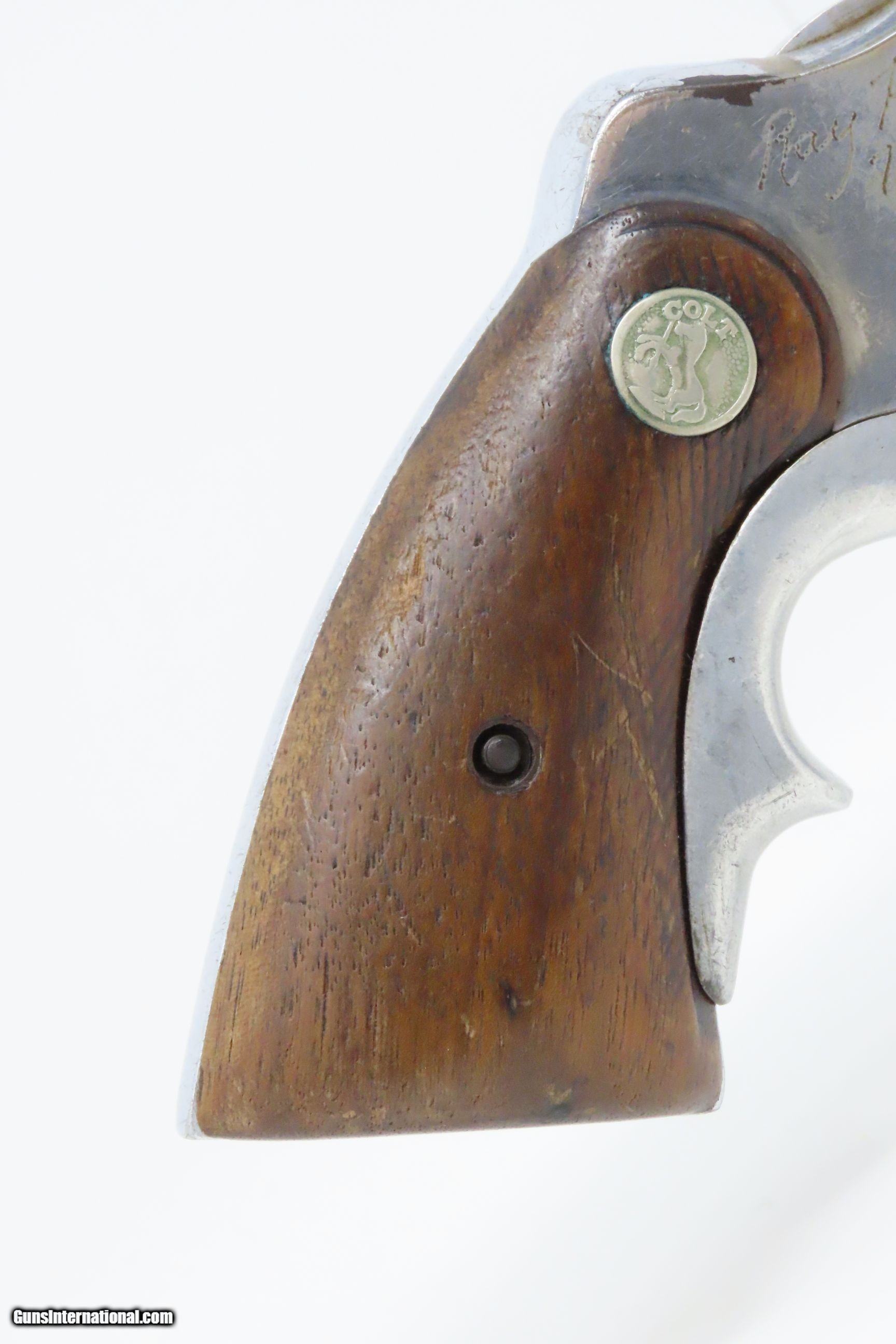 C1942 Mfr World War Ii Colt “commando” 38 Special Revolver Candr Oss Navy Wartime Variant Of The 