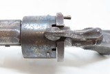 19th Century Antique BELGIAN Proofed 12mm PINFIRE Double Action Revolver
European Conceal & Carry Sidearm - 7 of 17