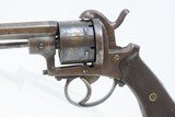 19th Century Antique BELGIAN Proofed 12mm PINFIRE Double Action Revolver
European Conceal & Carry Sidearm - 4 of 17