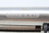 Antique LETTERED Etched Panel COLT Model 1877 “THUNDERER” .41 REVOLVER With SENECA Co., NEW YORK Holster & BADGE! - 10 of 22