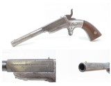 Civil War Era ALLEN & WHEELOCK Antique CENTER HAMMER .32 Caliber RF PISTOLSCARCE Early 1860s Pistol; 1 of 500-1000 Made