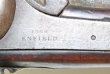 CIVIL WAR Dated Antique INDIAN ENFIELD Style Percussion .577 Rifle-Musket
Ishapore Arsenal Rifle-Musket Dated “1864” - 6 of 20