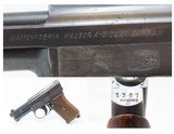 Pre-WWI GERMAN Mauser Model 1910 .25 ACP Semi-Automatic C&R POCKET Pistol German Side Arm Chambered in 6.35mm Browning Auto - 1 of 20