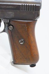 Pre-WWI GERMAN Mauser Model 1910 .25 ACP Semi-Automatic C&R POCKET Pistol German Side Arm Chambered in 6.35mm Browning Auto - 3 of 20