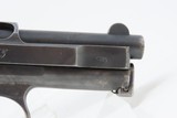 Pre-WWI GERMAN Mauser Model 1910 .25 ACP Semi-Automatic C&R POCKET Pistol German Side Arm Chambered in 6.35mm Browning Auto - 20 of 20