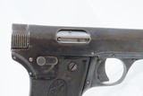 Belgian REUNIES DICTATOR .25 ACP Semi-Auto Self-Defense POCKET Pistol C&RManufactured in the 1910s for “CONCEAL and CARRY” - 16 of 17