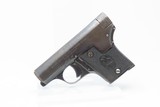 Belgian REUNIES DICTATOR .25 ACP Semi-Auto Self-Defense POCKET Pistol C&RManufactured in the 1910s for “CONCEAL and CARRY” - 2 of 17