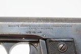 Belgian REUNIES DICTATOR .25 ACP Semi-Auto Self-Defense POCKET Pistol C&RManufactured in the 1910s for “CONCEAL and CARRY” - 6 of 17
