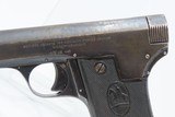 Belgian REUNIES DICTATOR .25 ACP Semi-Auto Self-Defense POCKET Pistol C&RManufactured in the 1910s for “CONCEAL and CARRY” - 4 of 17