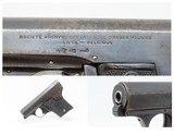 Belgian REUNIES DICTATOR .25 ACP Semi-Auto Self-Defense POCKET Pistol C&RManufactured in the 1910s for “CONCEAL and CARRY” - 1 of 17