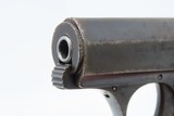 Belgian REUNIES DICTATOR .25 ACP Semi-Auto Self-Defense POCKET Pistol C&RManufactured in the 1910s for “CONCEAL and CARRY” - 7 of 17