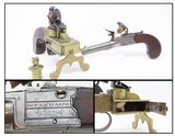 Antique J. & W. RICHARDS Flintlock .43 Cal BOXLOCK Pistol w/ TINDER LIGHTER Early-19th Century Set of Flintlocks - 1 of 25