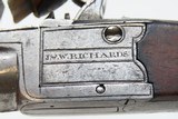 Antique J. & W. RICHARDS Flintlock .43 Cal BOXLOCK Pistol w/ TINDER LIGHTER Early-19th Century Set of Flintlocks - 9 of 25