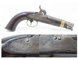 SCARCE Antique AMES U.S. NAVY Model 1842 BOXLOCK .54 Cal. Percussion Pistol 1 of only 2,000, Dated Pre MEXICAN AMERICAN WAR
