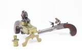 Antique J. & W. RICHARDS Flintlock .43 Cal BOXLOCK Pistol w/ TINDER LIGHTER Early-19th Century Set of Flintlocks - 12 of 25
