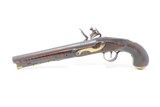 Early-1800s Brit Antique W. KETLAND .65 Caliber FLINTLOCK Pistol Large Bore With Handsome Striped Maple Stock - 15 of 18