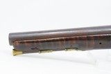 Early-1800s Brit Antique W. KETLAND .65 Caliber FLINTLOCK Pistol Large Bore With Handsome Striped Maple Stock - 18 of 18