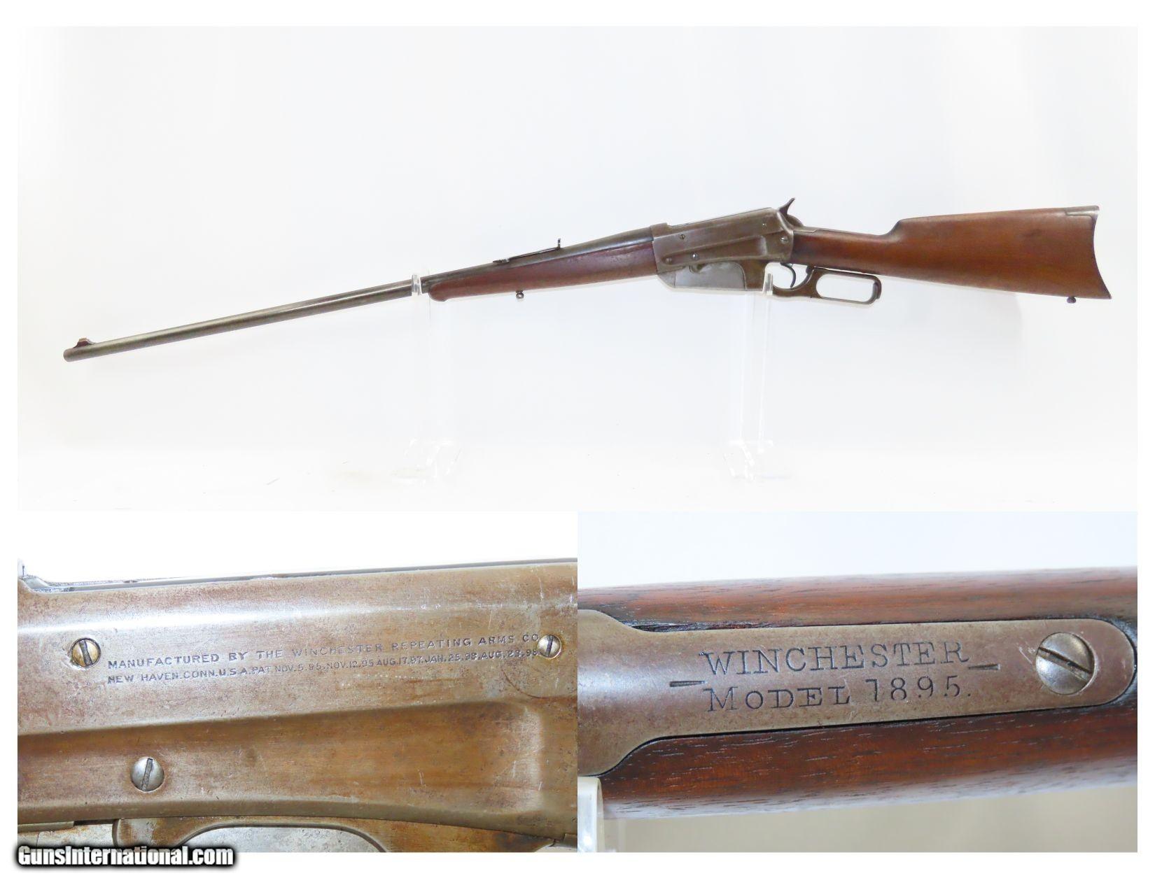 c1903 mfr WINCHESTER Model 1895 .30-40 Krag Lever Action Rifle Browning ...