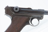 RARE, FINE 1938 Dated MAUSER BANNER POLICE LUGER Pistol WWII 9mm P.08 C&RPre-World War II Third Reich Sidearm - 22 of 23