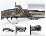 ENGRAVED Antique JOHN WURFFLEIN “PHILADELPHIA DERINGER” Percussion Pistol Period & Quality Copy of Henry Deringer’s Famous Pistol - 1 of 16