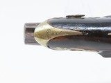 ENGRAVED Antique JOHN WURFFLEIN “PHILADELPHIA DERINGER” Percussion Pistol Period & Quality Copy of Henry Deringer’s Famous Pistol - 9 of 16