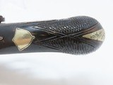 ENGRAVED Antique JOHN WURFFLEIN “PHILADELPHIA DERINGER” Percussion Pistol Period & Quality Copy of Henry Deringer’s Famous Pistol - 10 of 16