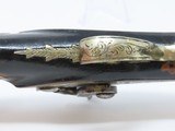 ENGRAVED Antique JOHN WURFFLEIN “PHILADELPHIA DERINGER” Percussion Pistol Period & Quality Copy of Henry Deringer’s Famous Pistol - 8 of 16