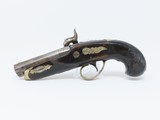 ENGRAVED Antique JOHN WURFFLEIN “PHILADELPHIA DERINGER” Percussion Pistol Period & Quality Copy of Henry Deringer’s Famous Pistol - 13 of 16