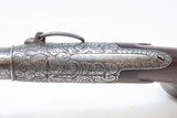 ENGRAVED, DAMASCUS Folding Trigger CONCEALED SIDE HAMMER Pistol .50 Antique European Pocket Carry Sidearm - 8 of 16