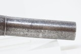 ENGRAVED, DAMASCUS Folding Trigger CONCEALED SIDE HAMMER Pistol .50 Antique European Pocket Carry Sidearm - 5 of 16