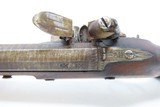 War of 1812 Era Antique ENGRAVED British BARBER & BOALER FLINTLOCK Pistol
Early 19th Century Big Bore “MANSTOPPER” - 9 of 18