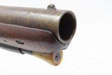 War of 1812 Era Antique ENGRAVED British BARBER & BOALER FLINTLOCK Pistol
Early 19th Century Big Bore “MANSTOPPER” - 7 of 18