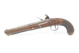 War of 1812 Era Antique ENGRAVED British BARBER & BOALER FLINTLOCK Pistol
Early 19th Century Big Bore “MANSTOPPER” - 15 of 18