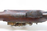 War of 1812 Era Antique ENGRAVED British BARBER & BOALER FLINTLOCK Pistol
Early 19th Century Big Bore “MANSTOPPER” - 13 of 18
