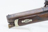 1850s Antique DERINGER Pistol .36 Caliber PERCUSSION Pocket Concealed Carry With Engraved German Silver Hardware - 16 of 16