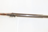 Antique INDIANA LONG RIFLE by WILLIAM LEONARD Half-Stock .32 Caliber Octagon Fort Wayne Indiana Small Game & Target Rifle! - 12 of 19