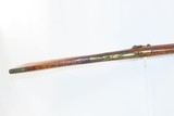Antique INDIANA LONG RIFLE by WILLIAM LEONARD Half-Stock .32 Caliber Octagon Fort Wayne Indiana Small Game & Target Rifle! - 7 of 19