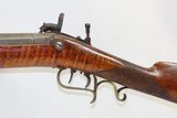 Antique INDIANA LONG RIFLE by WILLIAM LEONARD Half-Stock .32 Caliber Octagon Fort Wayne Indiana Small Game & Target Rifle! - 16 of 19