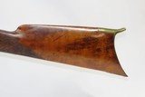Antique INDIANA LONG RIFLE by WILLIAM LEONARD Half-Stock .32 Caliber Octagon Fort Wayne Indiana Small Game & Target Rifle! - 15 of 19