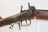 Antique INDIANA LONG RIFLE by WILLIAM LEONARD Half-Stock .32 Caliber Octagon Fort Wayne Indiana Small Game & Target Rifle! - 4 of 19
