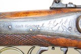 Antique INDIANA LONG RIFLE by WILLIAM LEONARD Half-Stock .32 Caliber Octagon Fort Wayne Indiana Small Game & Target Rifle! - 6 of 19