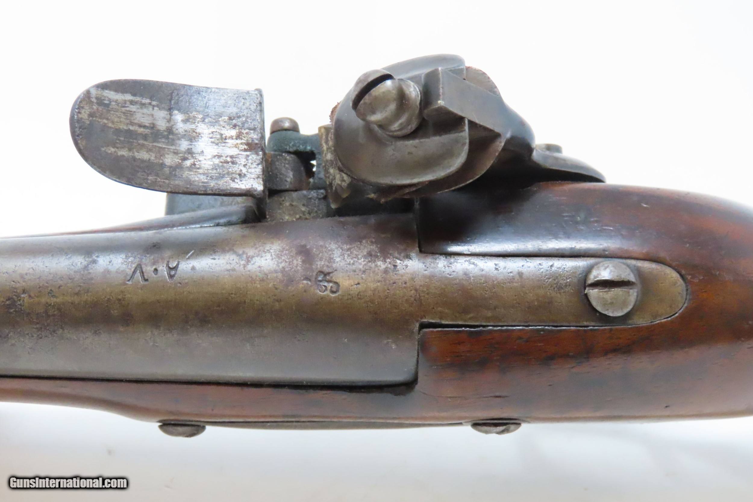 EUROPEAN Martial FLINTLOCK Pistol .73 Caliber Single Shot Handgun ...