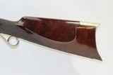 c1860 RICHARD DIEMAR of TAUNTON, MASS Half-Stock Rifle .44 Caliber Antique
Engraved, German Silver, Octagon/Round Transitional Barrel - 15 of 19