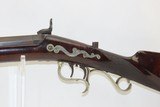 c1860 RICHARD DIEMAR of TAUNTON, MASS Half-Stock Rifle .44 Caliber Antique
Engraved, German Silver, Octagon/Round Transitional Barrel - 16 of 19