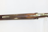 c1860 Antique BELGIAN 12 Gauge Double Barrel SIDE x SIDE Percussion SHOTGUN European Fowling Piece with “REAL TWIST” Marked Barrel Rib! - 7 of 18