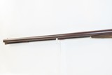 c1860 Antique BELGIAN 12 Gauge Double Barrel SIDE x SIDE Percussion SHOTGUN European Fowling Piece with “REAL TWIST” Marked Barrel Rib! - 5 of 18