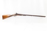 c1860 Antique BELGIAN 12 Gauge Double Barrel SIDE x SIDE Percussion SHOTGUN European Fowling Piece with “REAL TWIST” Marked Barrel Rib! - 13 of 18