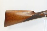 c1860 Antique BELGIAN 12 Gauge Double Barrel SIDE x SIDE Percussion SHOTGUN European Fowling Piece with “REAL TWIST” Marked Barrel Rib! - 14 of 18