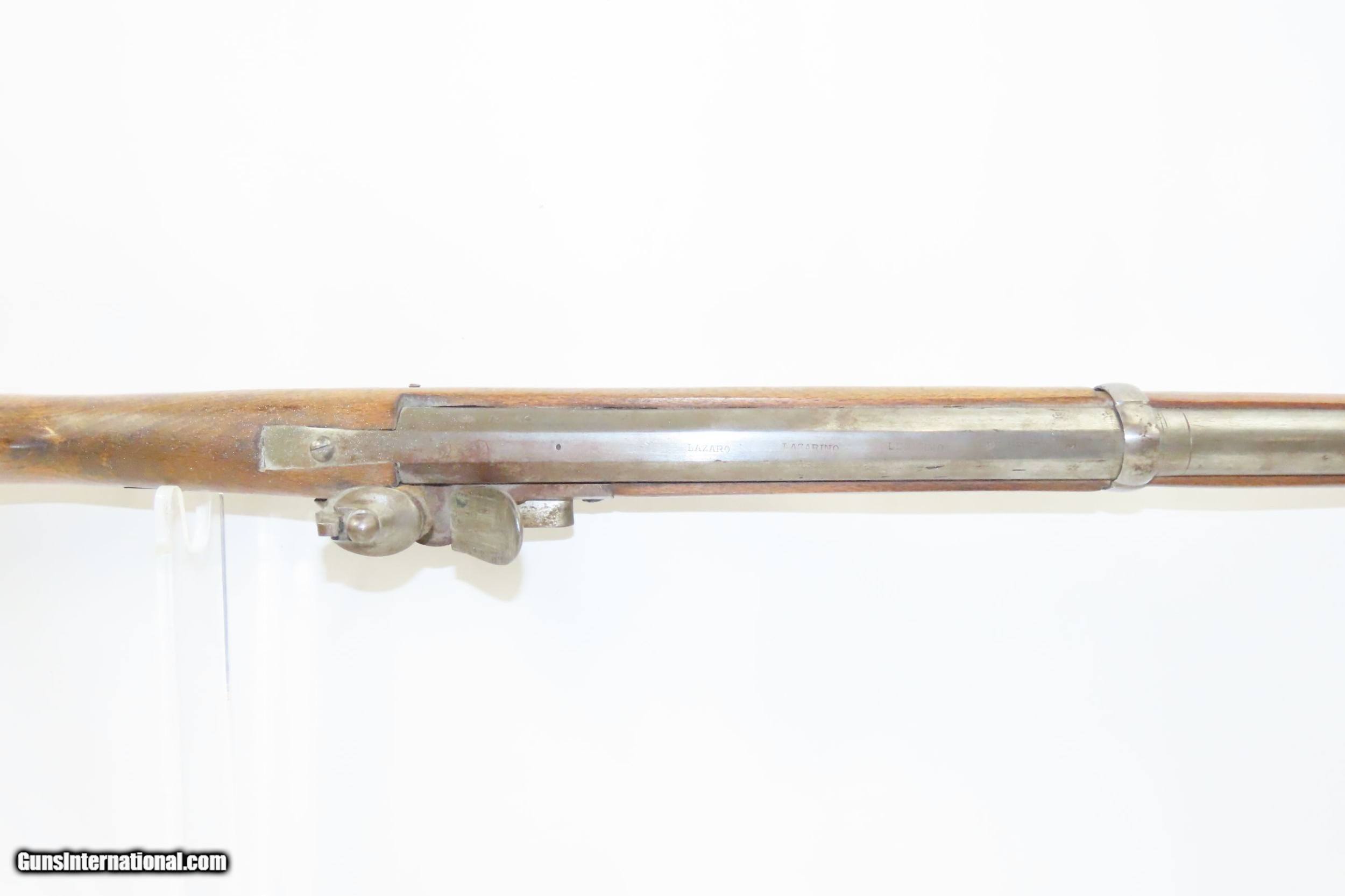 Colonial PORTUGUESE Antique FLINTLOCK Smoothbore Musket 66 Caliber ...