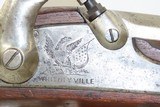 c1863 mfr. CIVIL WAR Antique WHITNEYVILLE U.S. M1861 CONTRACT Rifle-MUSKET“GOOD and SERVICEABLE ARMS” with SLING & BAYONET - 8 of 20